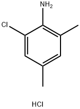 2-クロロ-4,6-ジメチルアニリン・塩酸塩 化学構造式