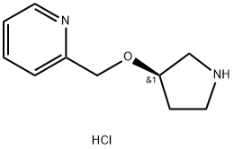 (R)-2-((Pyrrolidin-3-yloxy)methyl)pyridine dihydrochloride Struktur