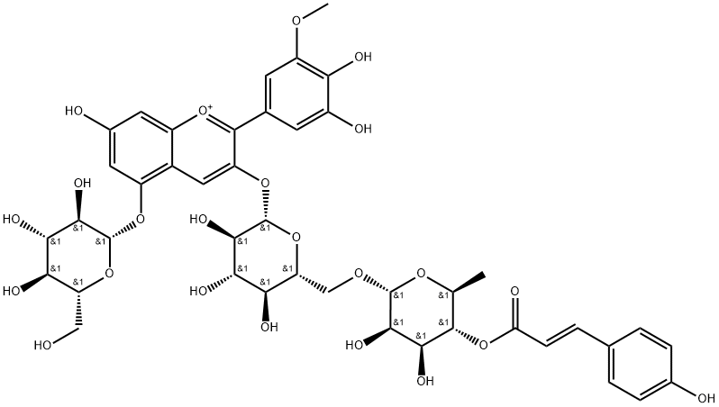 106863-71-2 矮牵牛素-3-芸香糖苷(反-对香豆酰)-5-O-葡萄糖苷