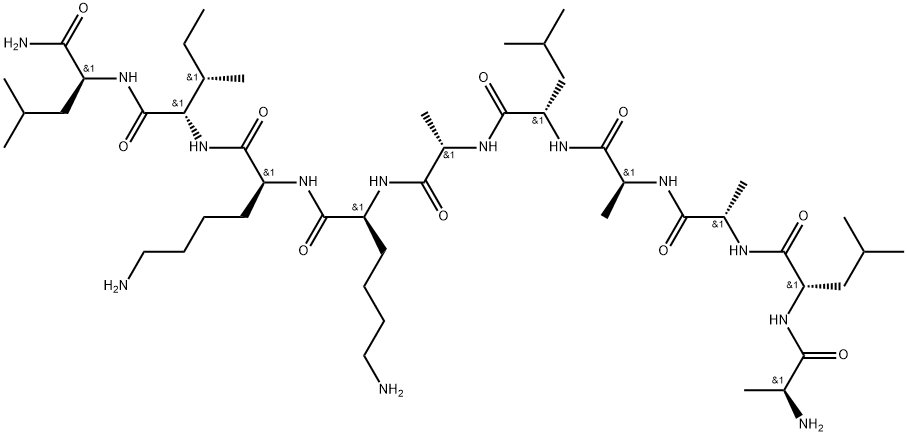 Mastoparan 5 (9CI) Struktur