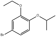 4-bromo-2-ethoxy-1-isopropoxybenzene 化学構造式