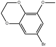 7-bromo-5-methoxy-2,3-dihydrobenzo[b][1,4]dioxine Struktur