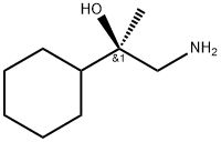 (R)-1-amino-2-cyclohexylpropan-2-ol Struktur