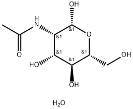 N-((2R,3S,4R,5S,6R)-2,4,5-三羟基-6-(羟甲基)四氢-2H-吡喃-3-基)乙酰胺水合物, 1071625-31-4, 结构式