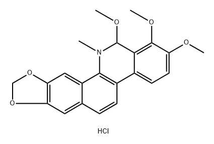 6-Methoxyldihydrochelerythrine chloride, 1071676-04-4, 结构式