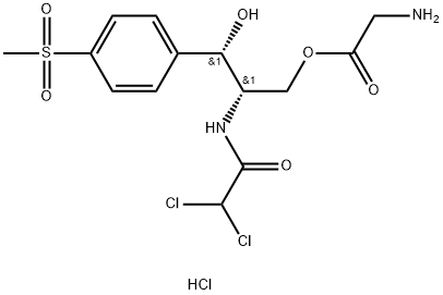 Thiamphenicol Impurity 3 HCl Struktur