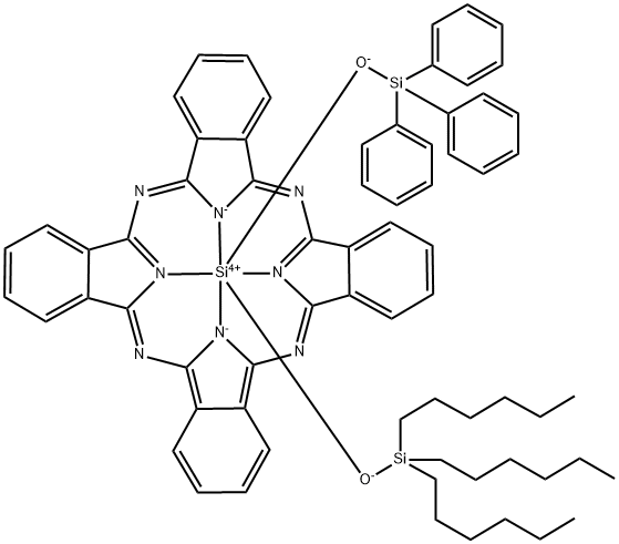 Silicon, [29H,31H-phthalocyaninato(2-)-κN29,κN30,κN31,κN32](1,1,1-trihexylsilanolato)(1,1,1-triphenylsilanolato)-, (OC-6-23)-