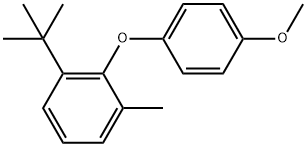 1-(1,1-Dimethylethyl)-2-(4-methoxyphenoxy)-3-methylbenzene Structure