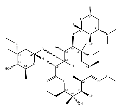 克拉霉素EP杂质G, 107216-09-1, 结构式
