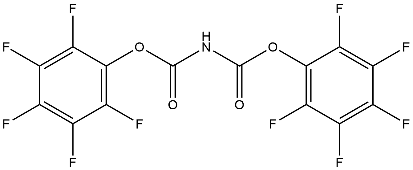 Imidodicarbonic acid, 1,3-bis(2,3,4,5,6-pentafluorophenyl) ester 化学構造式