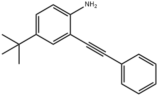 4-(tert-butyl)-2-(phenylethynyl)aniline,1075174-19-4,结构式