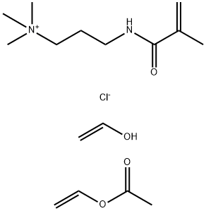 N,N,N-Trimethyl-3-[(2-methyl-1-oxo-2-propenyl)amino]-1-propanaminium chloride polymer with ethenol and ethenyl acetate|