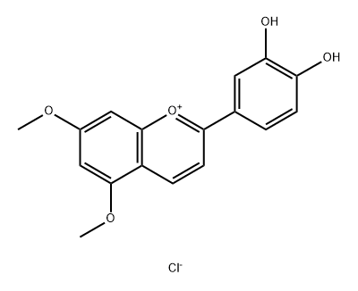 DIMETHOXYLUTEOLINIDIN, 5,7-(SH) Struktur