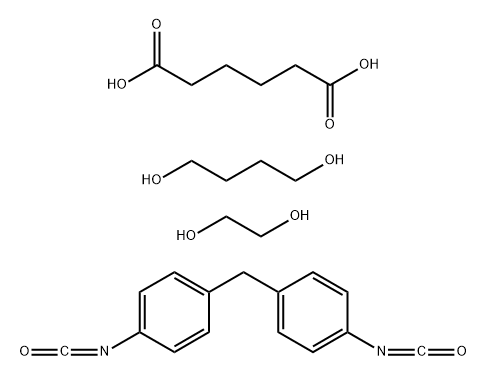 1,4-Butanediol-diphenylmethane 4,4'-diisocyanate-polyethylene adipate glycol copolymer|4,4'-二苯甲烷二异氰酸酯与丁二醇和聚乙二醇己二酸酯的聚合物