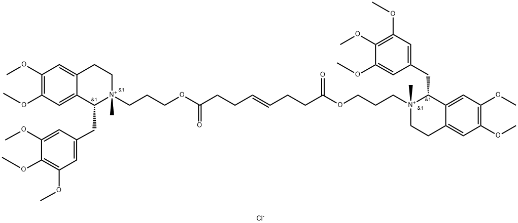 1R, 1’R-cis,cis-Mivacurium Chloride Structure