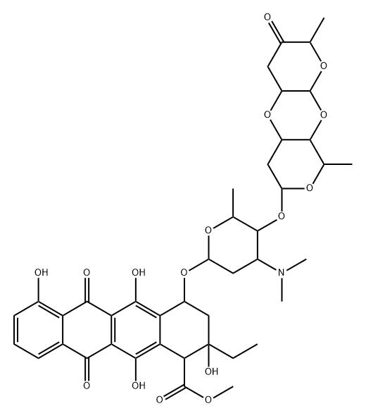 依培尔霉素 B 结构式