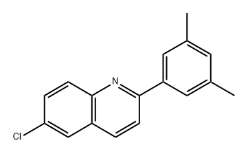 6-Chloro-2-(3,5-dimethylphenyl)quinoline Structure