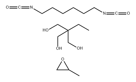 1,3-Propanediol, 2-ethyl-2-(hydroxymethyl)-, polymer with 1,6-diisocyanatohexane and methyloxirane, bisulfited Structure