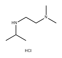 1,2-Ethanediamine, N1,N1-dimethyl-N2-(1-methylethyl)-, hydrochloride (1:2) Struktur