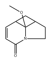 1,2,6a,7,7a,7b-hexahydro-7b-Methoxy-4H-Cyclobut[hi]indolizin-4-one Struktur