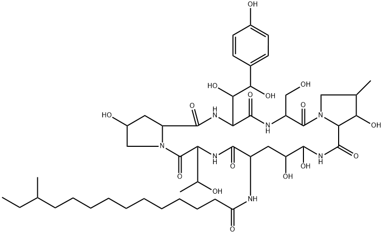 Mulundocandin Structure