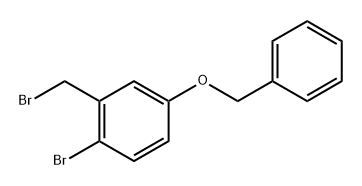 4-(苄氧基)-1-溴-2-(溴甲基)苯 结构式