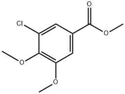 Methyl 3-chloro-4-hydroxy-5-methoxybenzoate,108544-98-5,结构式