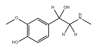 DL-METANEPHRINE D3 结构式