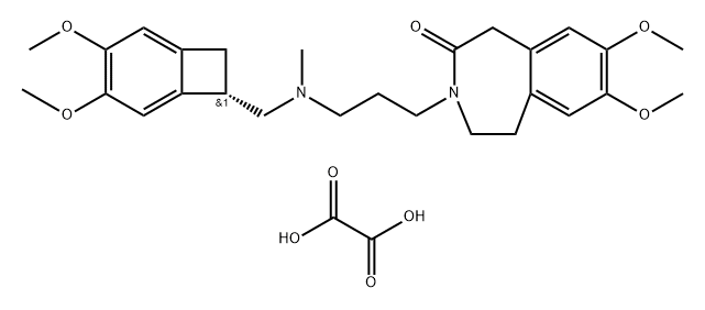 Ivabradine oxalate,1086026-42-7,结构式