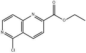 ethyl 5-chloro-1,6-naphthyridine-2-carboxylate Structure