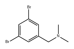 (3,5-dibromophenyl)-N,N-dimethylmethanamine Structure