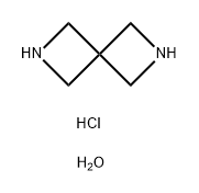 2,6-Diazaspiro[3.3]heptane, (Hydrochloride), hydrate (1:2:2) 化学構造式
