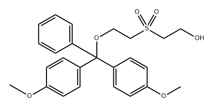 2-[2-(4,4'-dimethoxytrityloxy)ethylsulfonyl]ethanol Structure