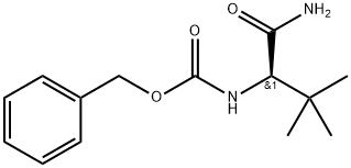 Cbz-D-tert-leucine amide Structure