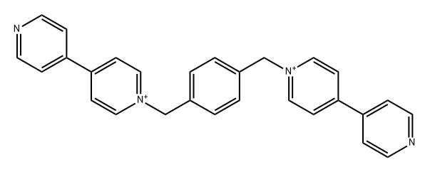 4,4'-'联吡啶',1,1'-[1,4-'亚苯基双(亚甲基)'至-(9CI),108861-19-4,结构式