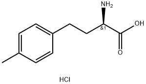Benzenebutanoic acid, α-amino-4-methyl-, hydrochloride (1:1), (αR)- Structure