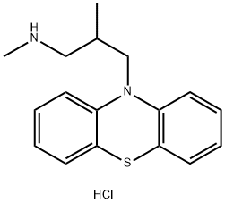 N-去甲基异丁嗪盐酸盐 结构式