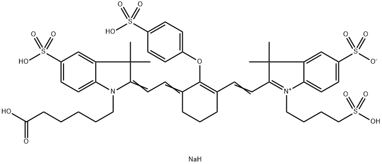 800CW acid (IRDye 800CW acid equivalent) Structure