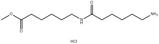 6-(6-Aminohexanamido)-hexanoic Acid Methyl Ester Hydrochloride 结构式