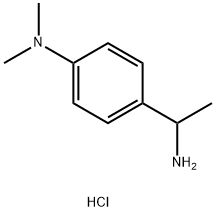 4-(1-aminoethyl)-N,N-dimethylaniline hydrochloride Structure