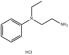 N-(2-Aminoethyl)-N-ethylaniline Dihydrochloride 结构式