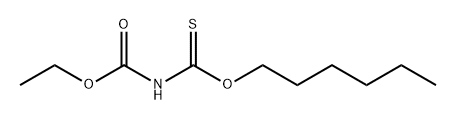 Thioimidodicarbonic acid ((HO)C(O)NHC(S)(OH)), 1-ethyl 3-hexyl ester,109202-58-6,结构式