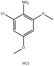 苯胺,2 - 氯 - 4,6 - 二甲氧基 - ,盐酸盐 结构式