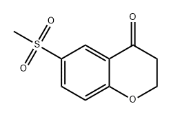 6-(methylsulfonyl)chroman-4-one Structure