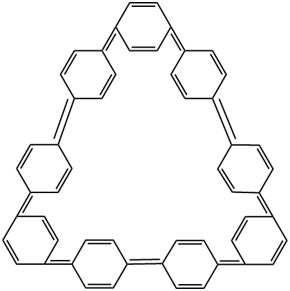 [9]Cycloparaphenylene Struktur