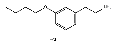 2-(3-butoxy-phenyl)ethan-1-amine hydrochloride Structure