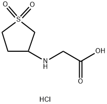 2-[(1,1-dioxo-1-thiolan-3-yl)amino]acetic acid hydrochloride|