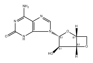 3,4-anhydro-arabinofuranosyl-isoguanine Structure