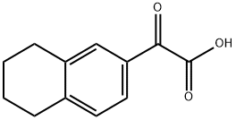 2-Naphthaleneacetic acid, 5,6,7,8-tetrahydro-α-oxo- Structure