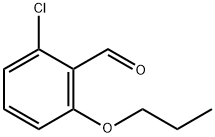 2-chloro-6-propoxybenzaldehyde Structure